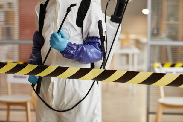 Professional Blood Cleanup technician working in Kingston, MA